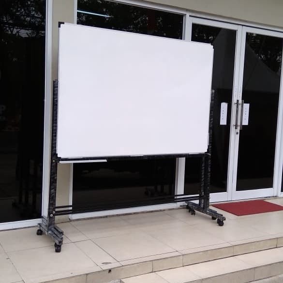 

BISA COD white board 120 180 cm stand roda