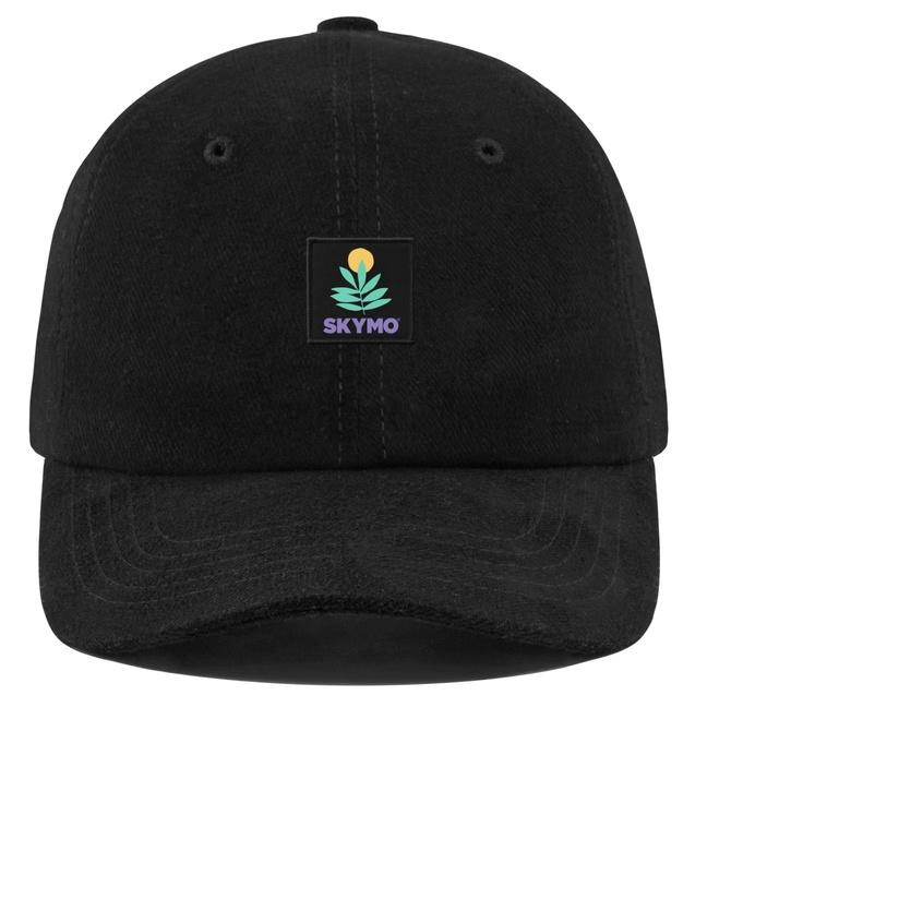 ❂ Skymo Apparel Topi Polocaps Bloom Black ➮