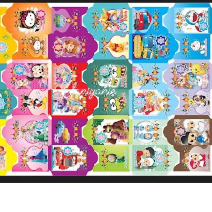 

Promo | KI3 | Amplop lebaran viral motif KARTUN/KARAKTER 1bendel ±1000 lmbr free plastik blm di lem