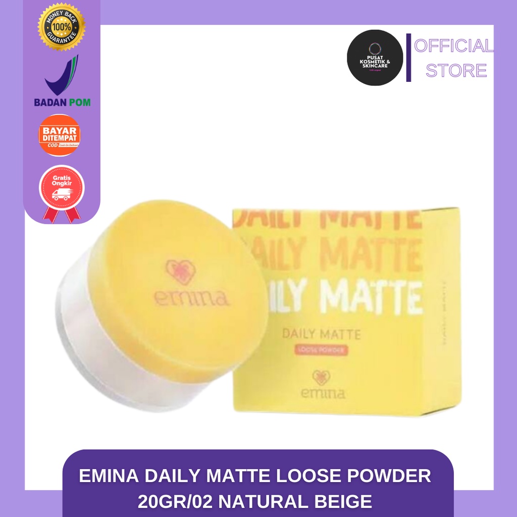 EMINA DAILY MATTE LOOSE POWDER 20GR | LOOSE POWDER EMINA