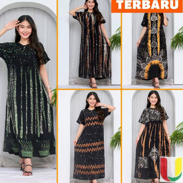 BOOMING Batik Usman - Terbaru Daster Semata Kaki - daster kekinian - daster busui - daster twill ray