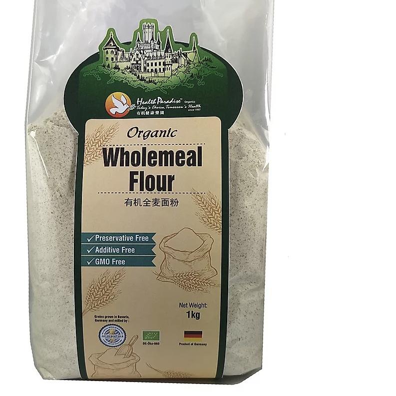 

► Health Paradise Organic Wholemeal Flour, Hi Protein Wholemeal 1kg ➽