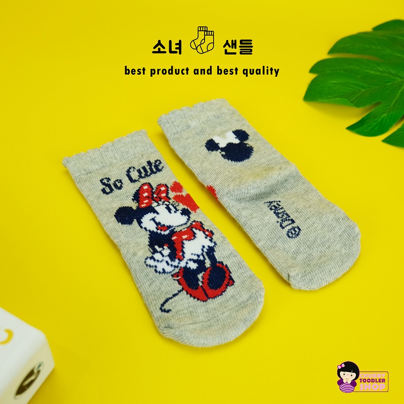 Minipetite SC2202  Kaus kaki anak karakter kartun baby bahan katun Kaus kaos kaki bayi anak katun tidak panas lembut balita import lucu murah anak usia 0 - 2 tahun