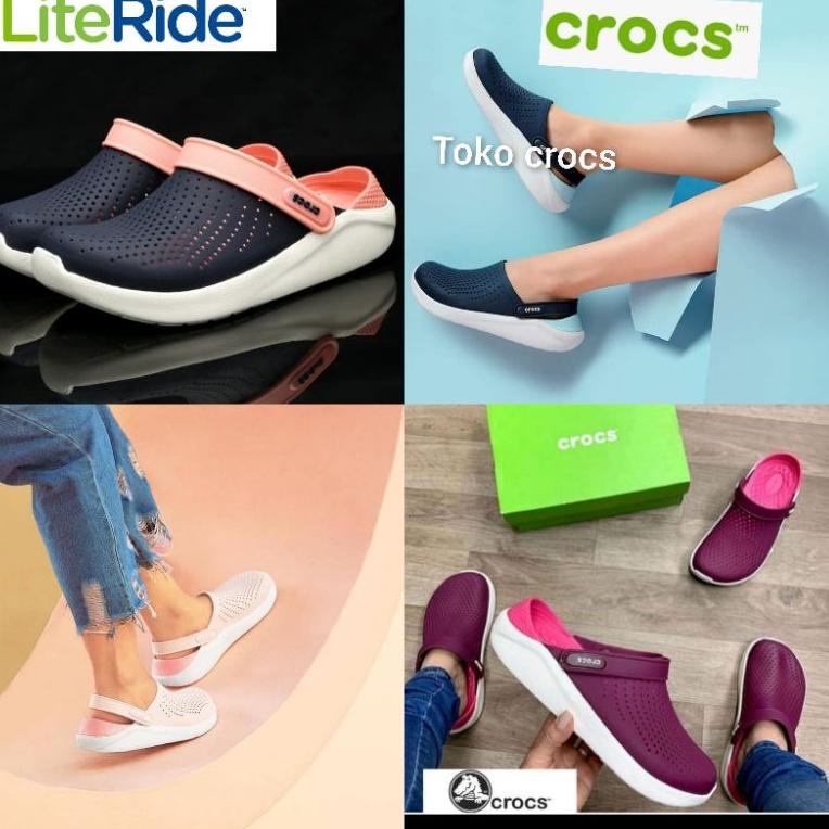 Viral Crocs Literide Women / crocs clog Literide / Sandal crocs Literide / Sandal wanita