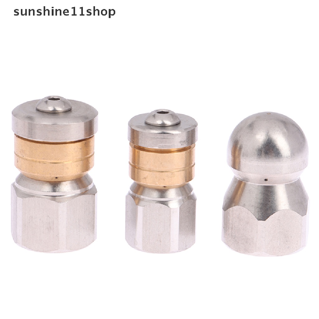 Sho Water Jet High Pressure Nozzle Bersih Selokan Sewage Pressure Washer Nozzle Alat N