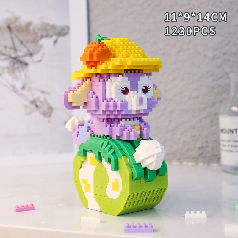 Nano Block Mainan Balok Susun Mainan Edukasi Anak DIY 3D