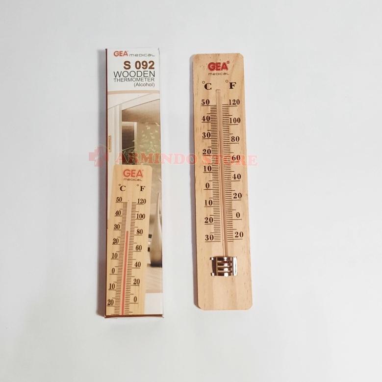B99 Thermometer Suhu Ruang Kayu Termometer Ruangan STOCK TERBATAS ぃ