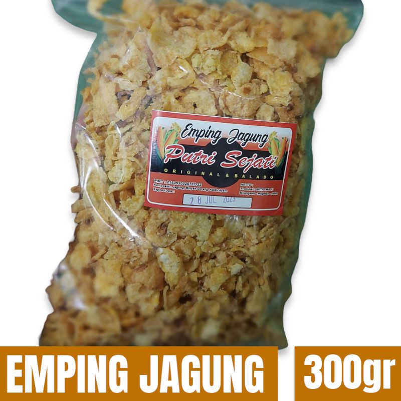 

Emping Jagung Empuk Renyah Gurih