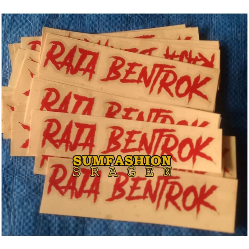 stiker raja bentrok