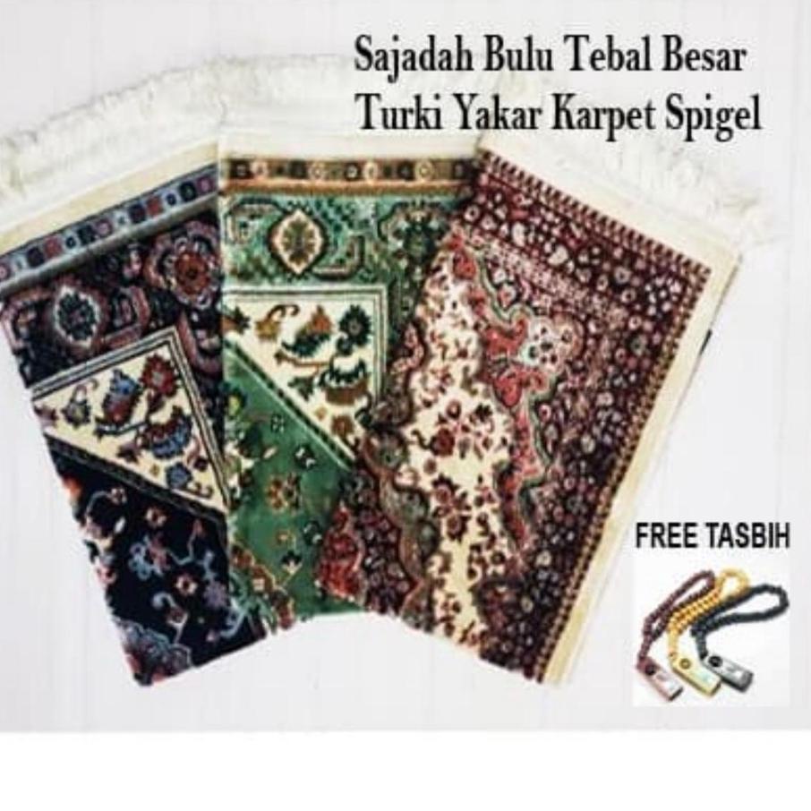 ✵ Sajadah Bulu Tebal Besar Turki Yakar SPIEGEL Karpet ✸