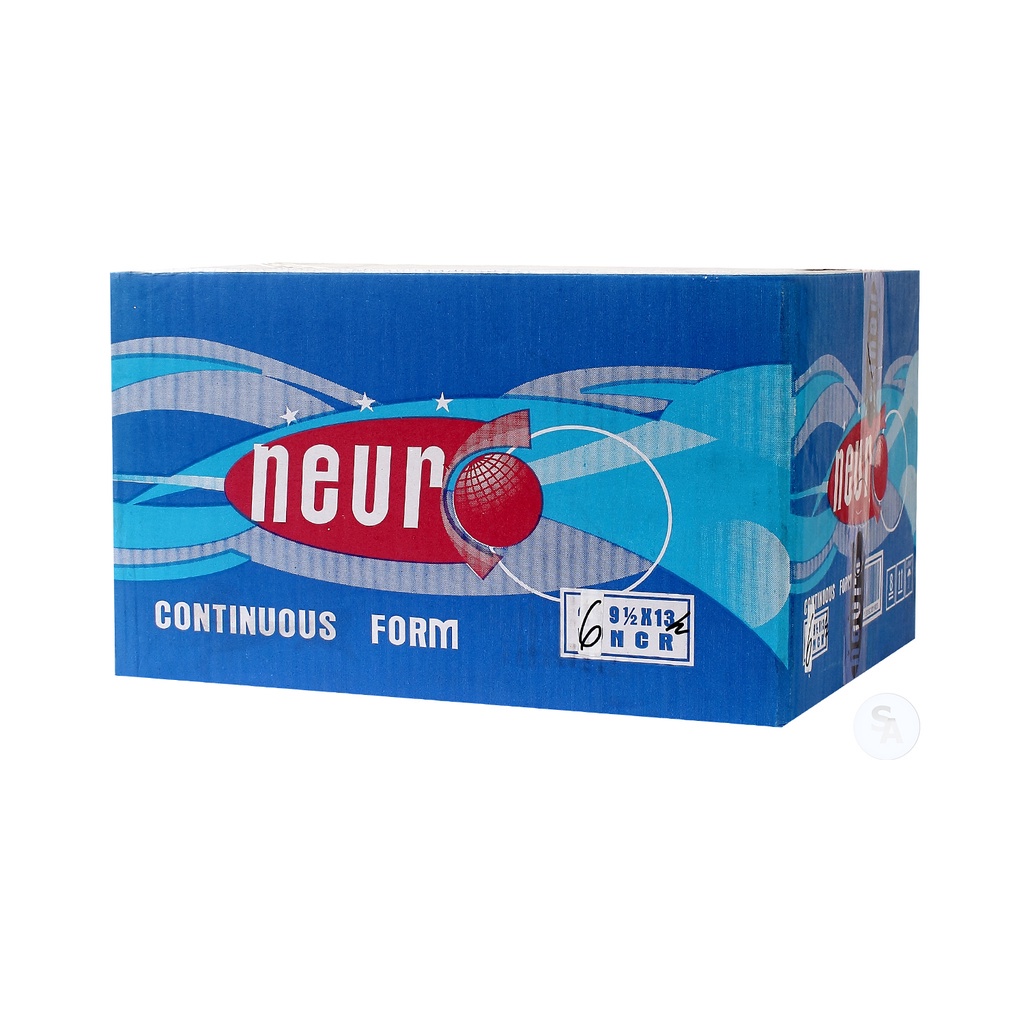 

NEURO - Continous Form 91/2 x 13/2 6 Ply ( K6/2 Neuro ) NCR - Kertas Print - Box