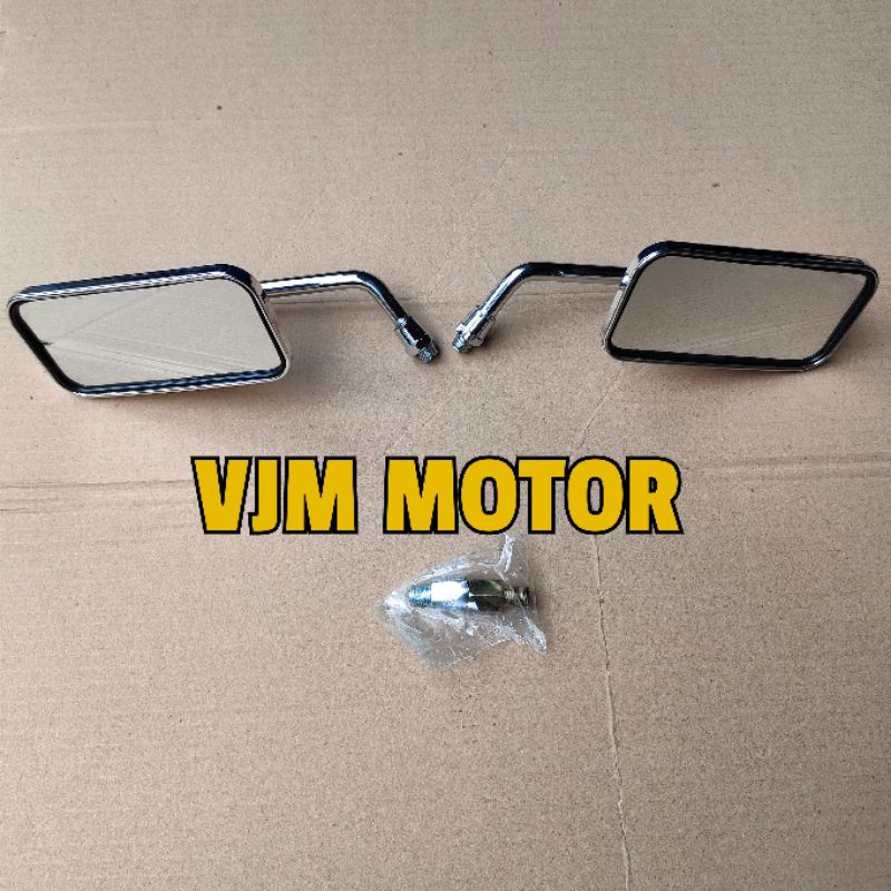 Spion kotak spion crom universal motor Mio beat Nmax Aerox semua motor