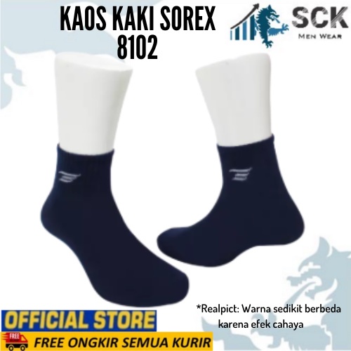 Kaos Kaki Pria SOREX 8102 Pria / Kaus Kaki Pria / Kebutuhan Kantor Pakaian Pria - sckmenwear GROSIR