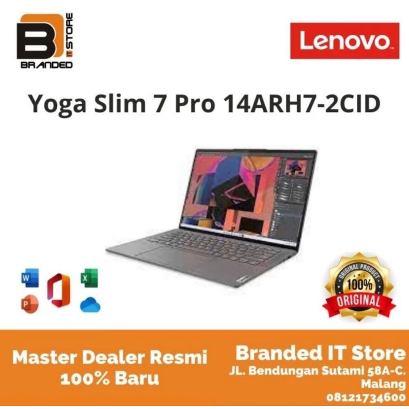 Lenovo Yoga Slim 7 Pro 14ARH7 2CID RYZEN7 6800HS 16GB 1TB SSD AMD RADEON 680M 14" 2.8K IPS 90Hz 100%