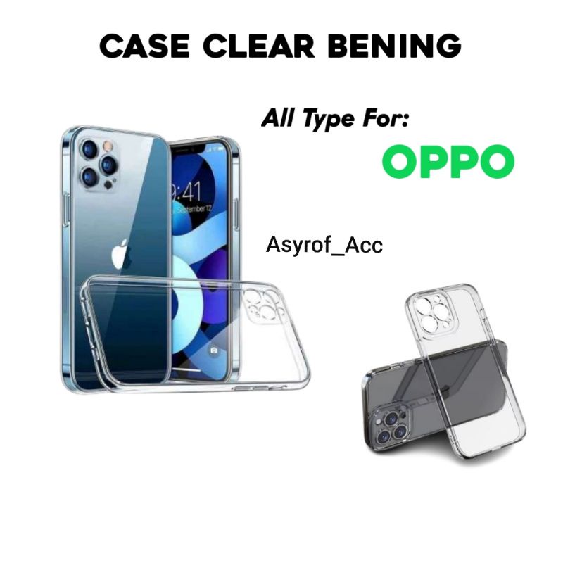 Case Transparan/Bening Type Hp Oppo A54