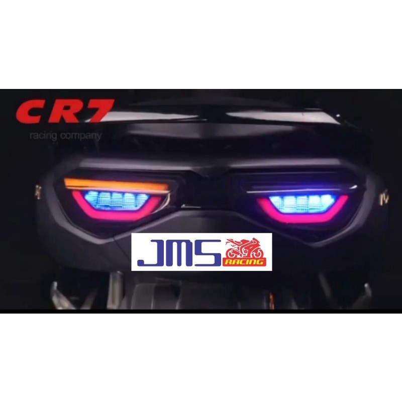 lampu stop nmax new cr7 model xmax tahun 2020-2023 stoplamp nmax new belakang pnp