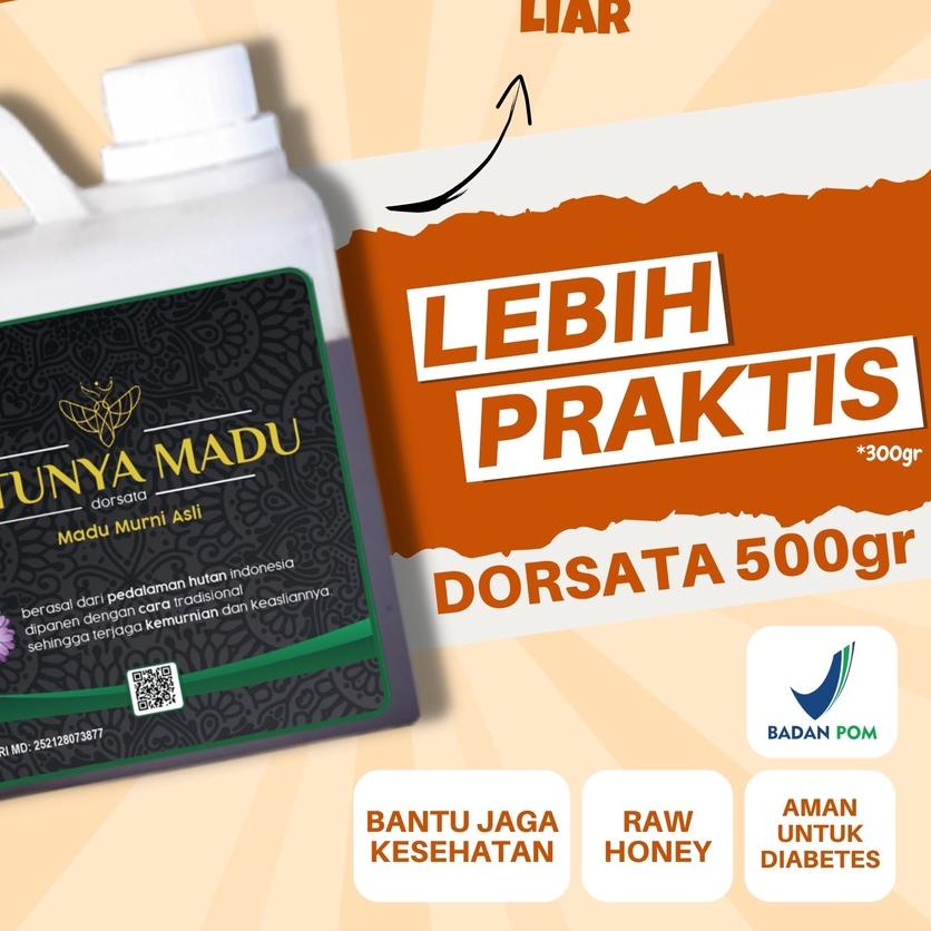 

❆ Murni Asli 500GR Ratunya Mellifera Natural Pure Raw Honey ➦