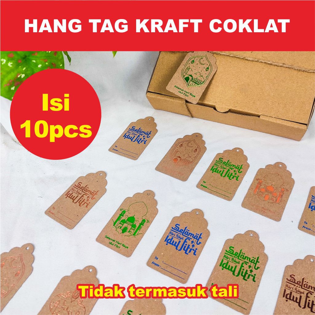 

HANG TAG HAMPERS PREMIUM KRAFT COKLAT