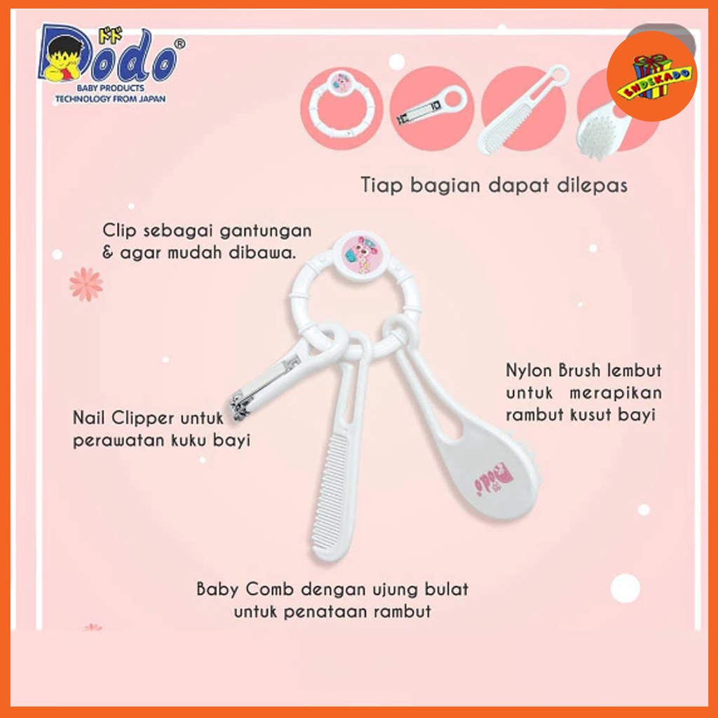 DODO Grooming Set Gunting Kuku + Sisir Bayi