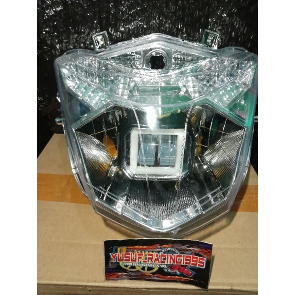 Reflektor lampu depan Honda Beat ESP 2016-2019 model Custom daymaker