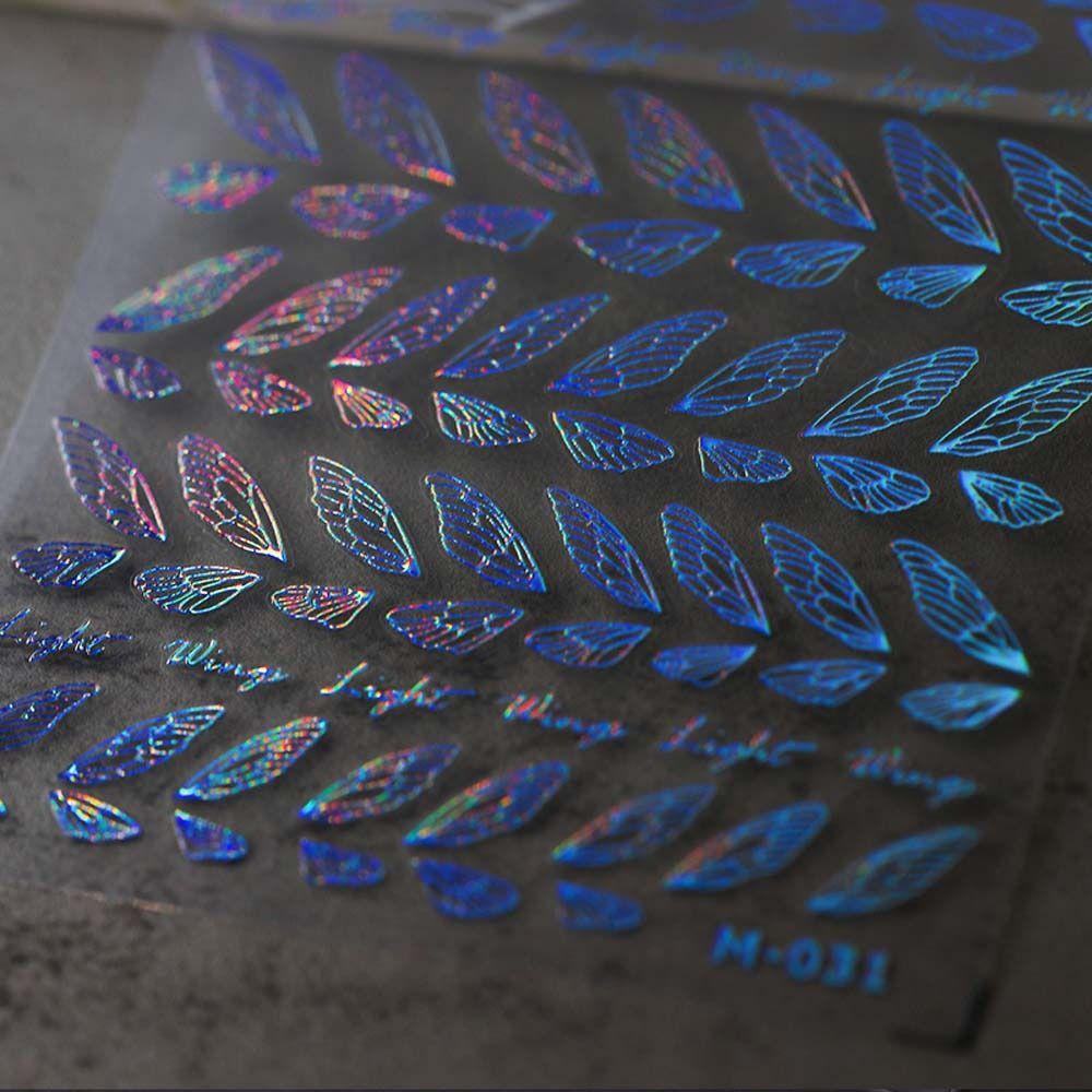 AUGUSTINA Agustina Bunga Stiker Kuku Wanita Bronzing Moon Manicure Aksesoris Bohemia Nail Stickers