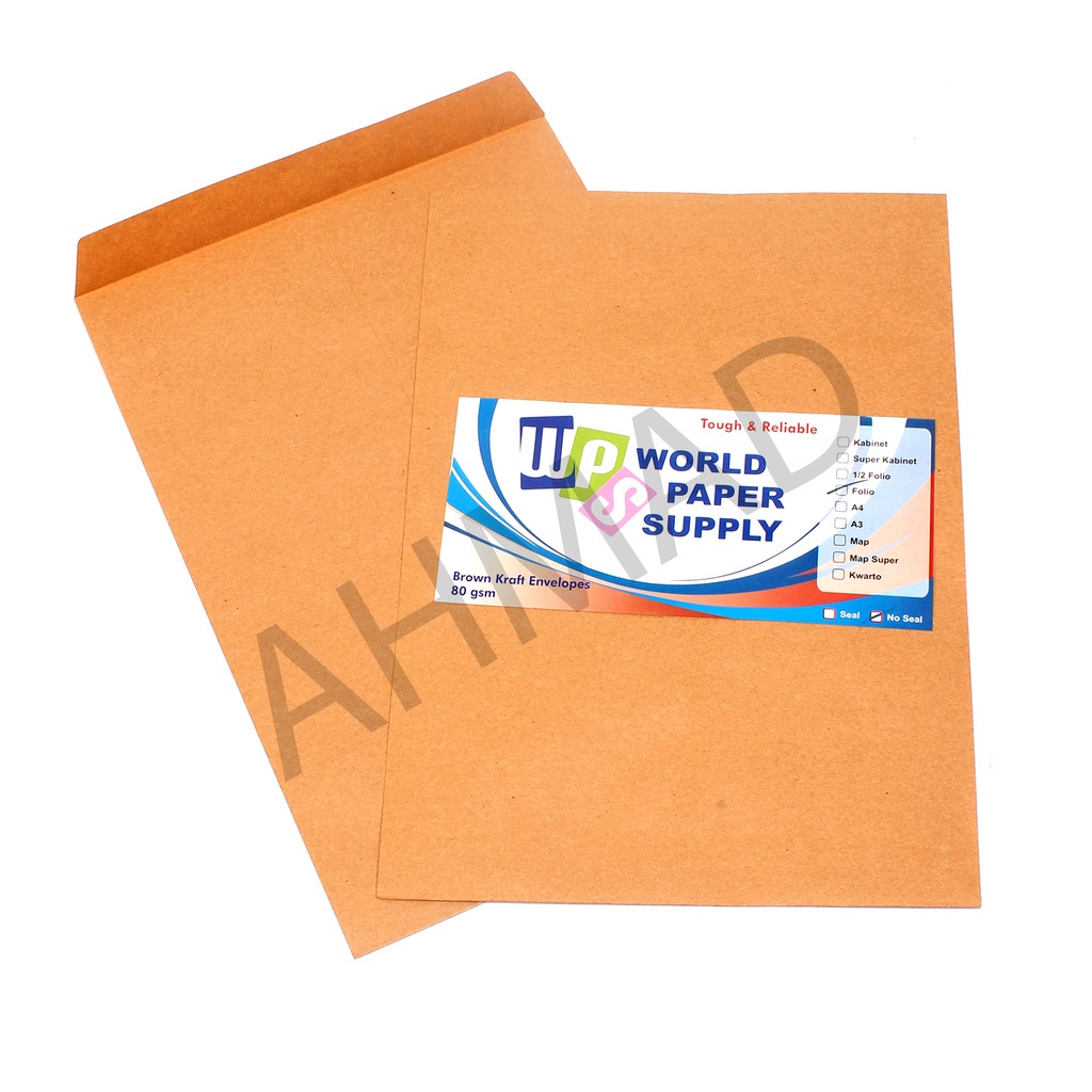 

WPS - Amplop Coklat Folio No Seal - Pack