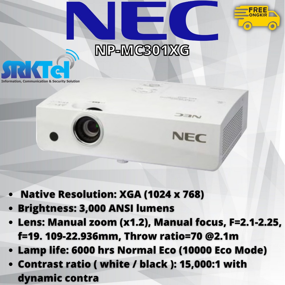 PROYEKTOR NEC NP-MC301XG NP MC301XG