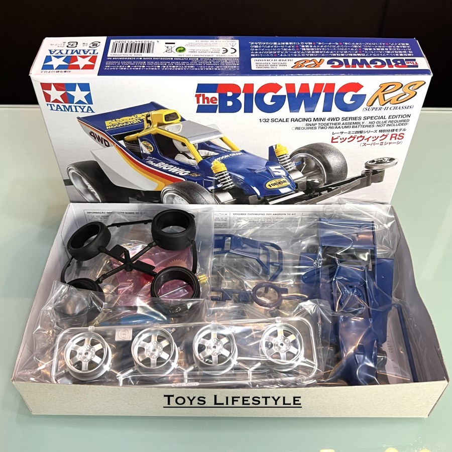 Mainan Rakit Mobil Tamiya Mini 4WD - Bigwig RS (ORIGINAL)