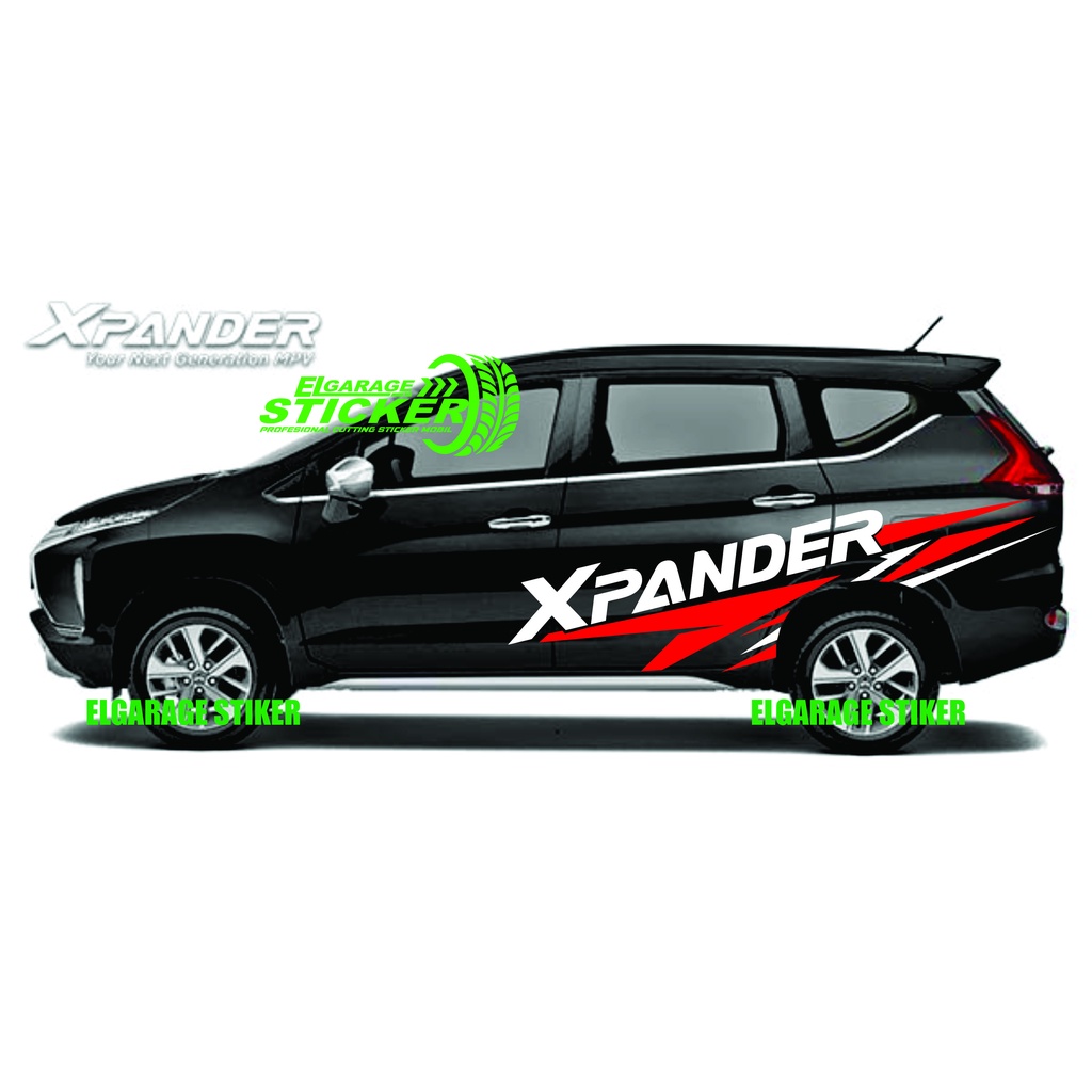 Stiker mobil xpander cutting stiker striping variasi body mobil xpander stiker mobil xpander terbaru