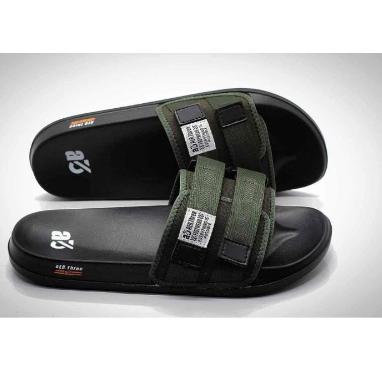 TERBARU Aer three footwear | freddo army | freddo orange | Slippers | BRIO.02