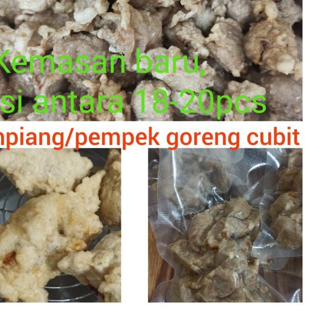

★ Pempek goreng/Empiang cubit ikan tenggiri isi 18/20pcs vacuum ☻