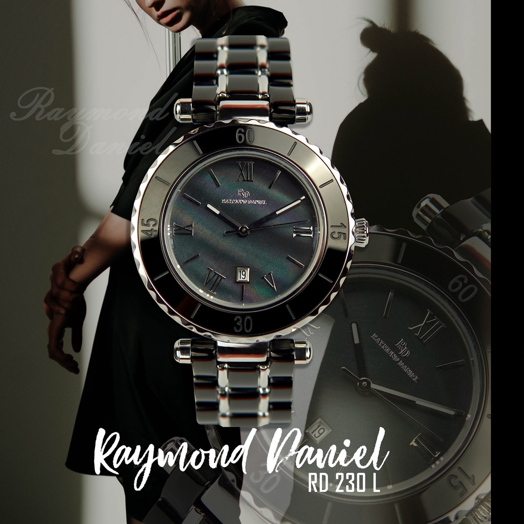 Raymond Daniel RD 230 Jam Tangan Wanita All Soild Stainless Steel Original Garansi 1 Tahun