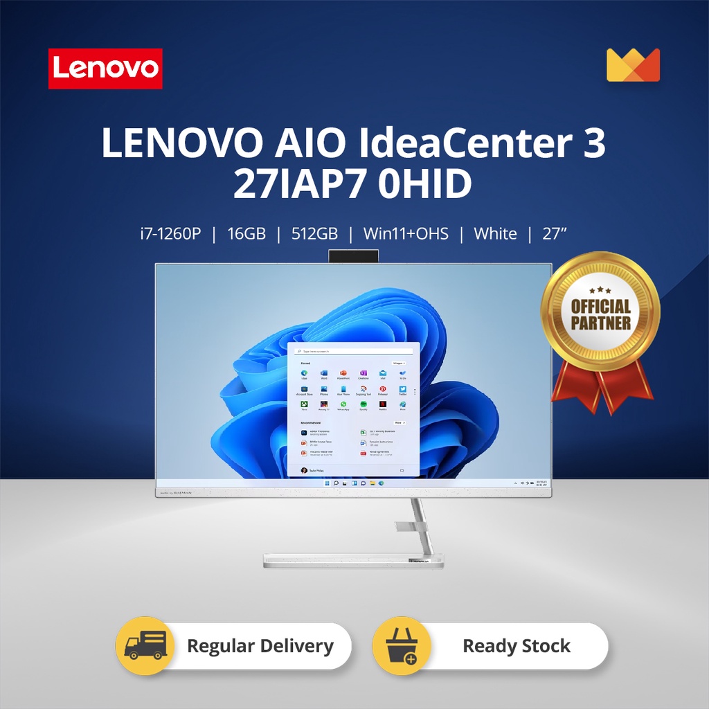 Jual Lenovo Aio Ideacentre Iap Hid I Gb Gb W Ohs