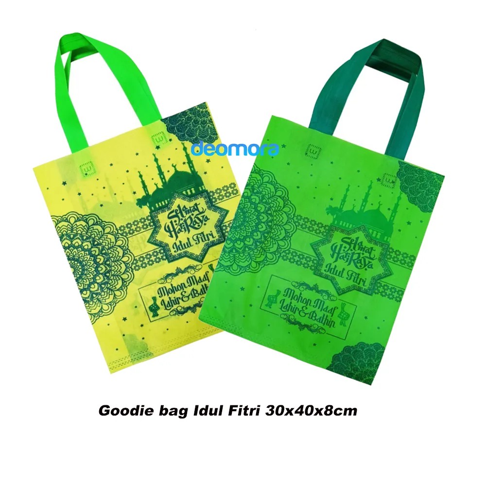 

12PCS Goodiebag lebaran Idul fitri 30x40x8 Tas Idul Fitri Hampers Lebaran