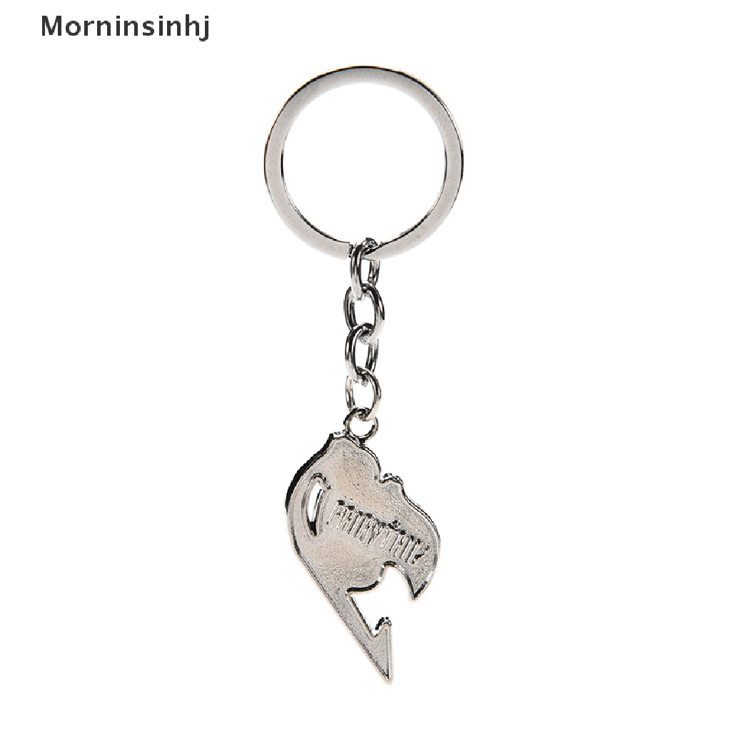 Mornin The Union Flag Silver Keyring 1PC Untuk Anime Fairy Tail Keychain Natsu Guild id