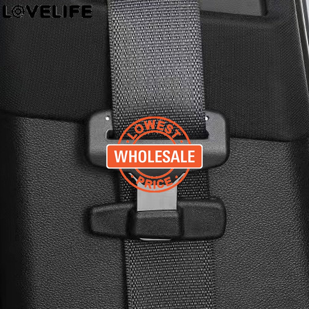 [Harga Grosir] 2Pcs Nyaman Sabuk Pengaman Gesper Jangkar Sabuk Pengaman Mobil Gesper Holder Safety Belt Safety Limiter Holder Safety Belt Klip Menyesuaikan Aksesoris Otomotif