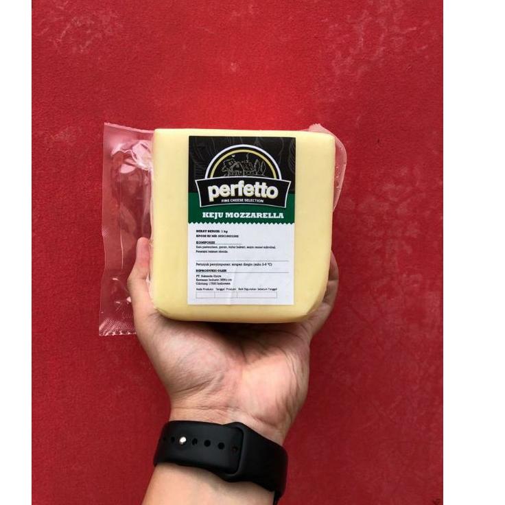 

♛ Keju Mozarella Perfetto Import Austalia Block 1KG ✷