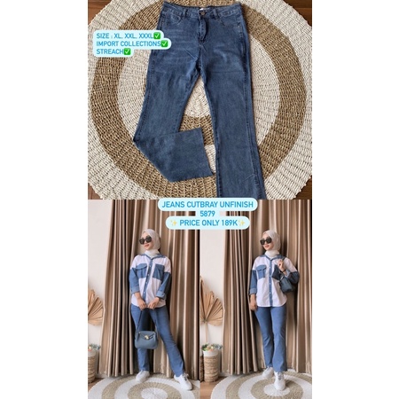 Jeans Cutbray Unfinish 5879