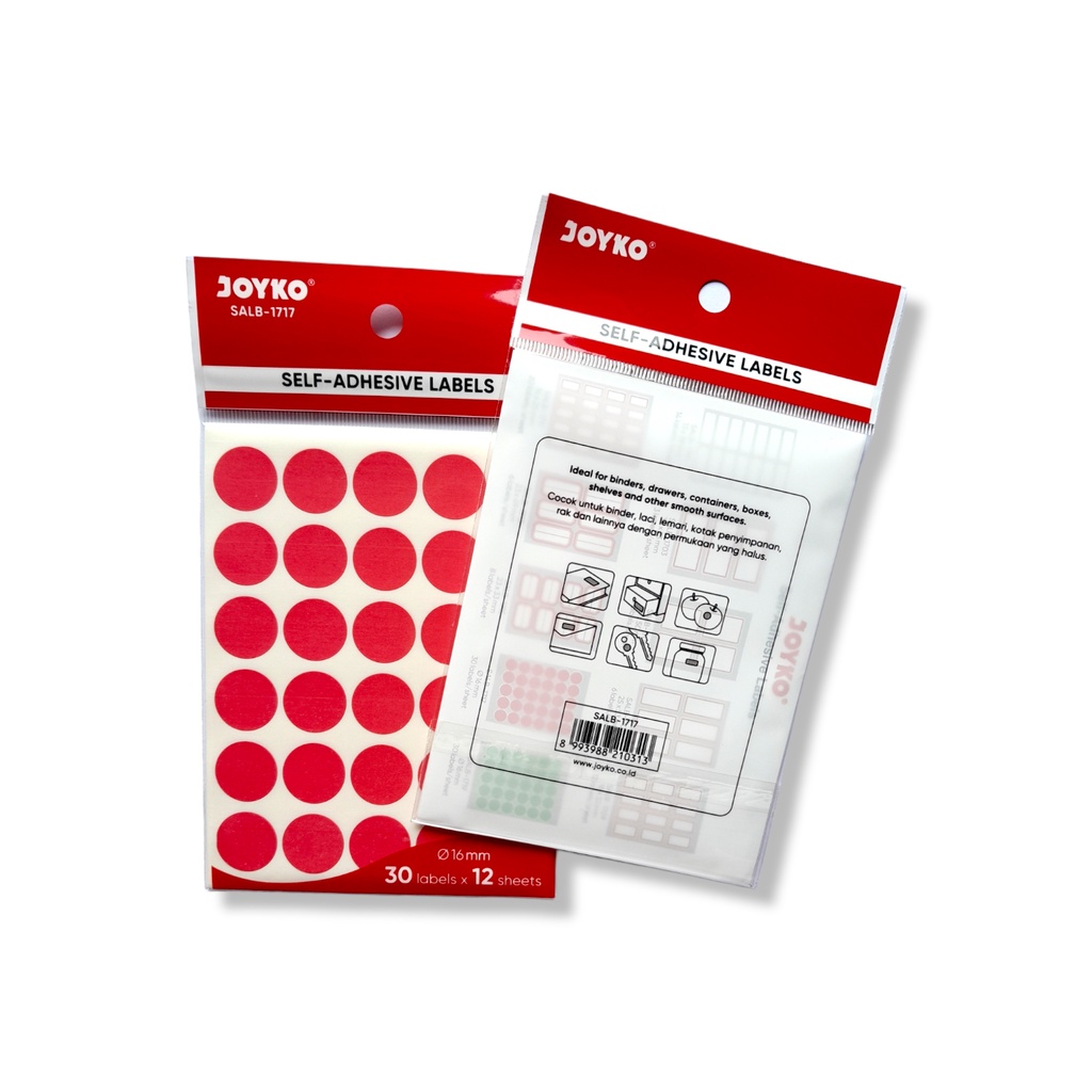 

JOYKO SELF ADHESIVE LABELS SALB - 1717 / 1719 [ PAD ]