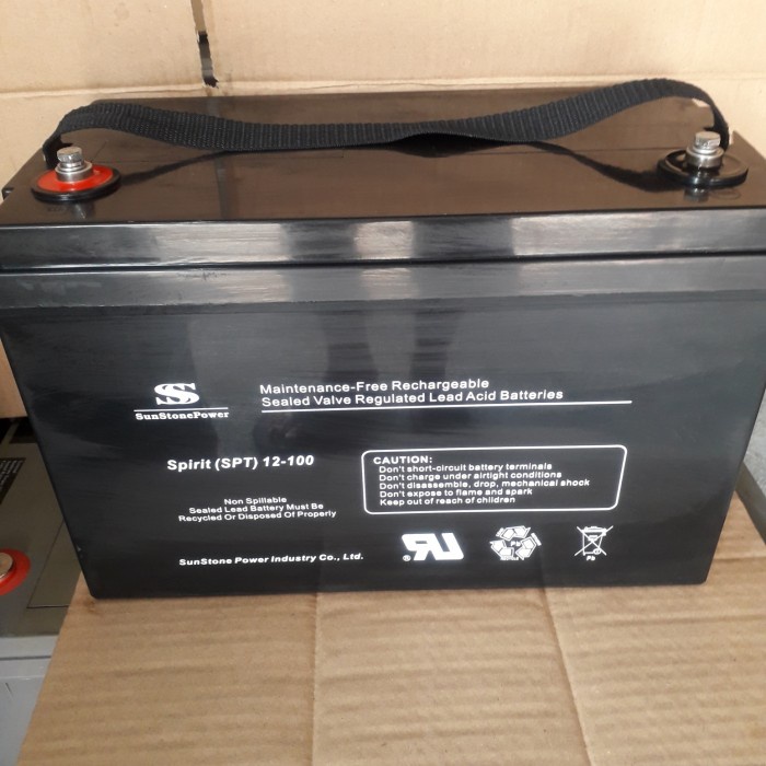 battery vrla 12v 100ah sanstone