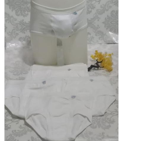 ◘ 6PCS CELANA DALAM CROCODILE PUTIH STOK PABRIK CUCI GUDANG BAHAN KATUN SPANDEK ♀