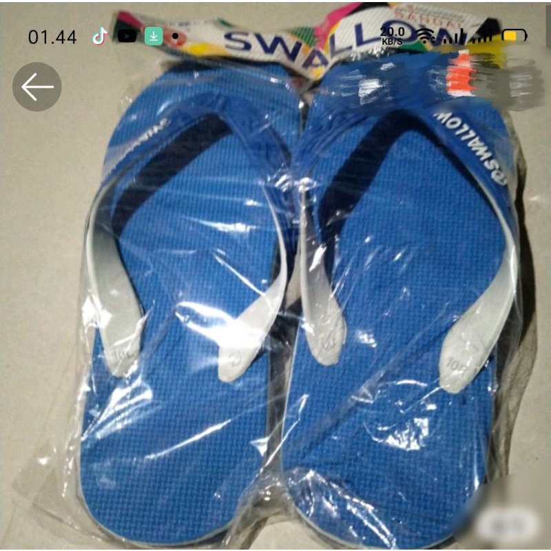 sendal jepit swallow tebal warna lentur gak licin dewasa
