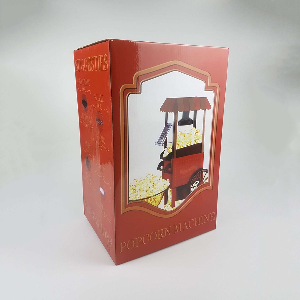 Qitherm Mesin Carnival Electric Popcorn Maker Hot Air Corn Machine 1200W - PM-2800