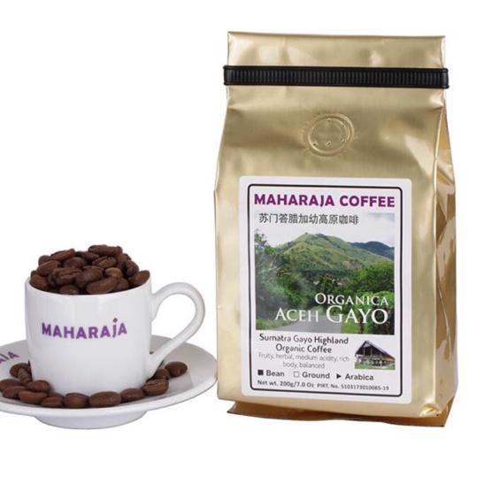 

✻ Fresh Roast Kopi Arabika Singgle Origin Aceh Gayo 200g Sangrai Organica Maharaja Coffee ▼