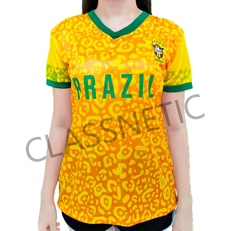 NEW Baju Bola Jersey Wanita / Cewek Dewasa Negara Brazil Italia Portugal Baru Murah