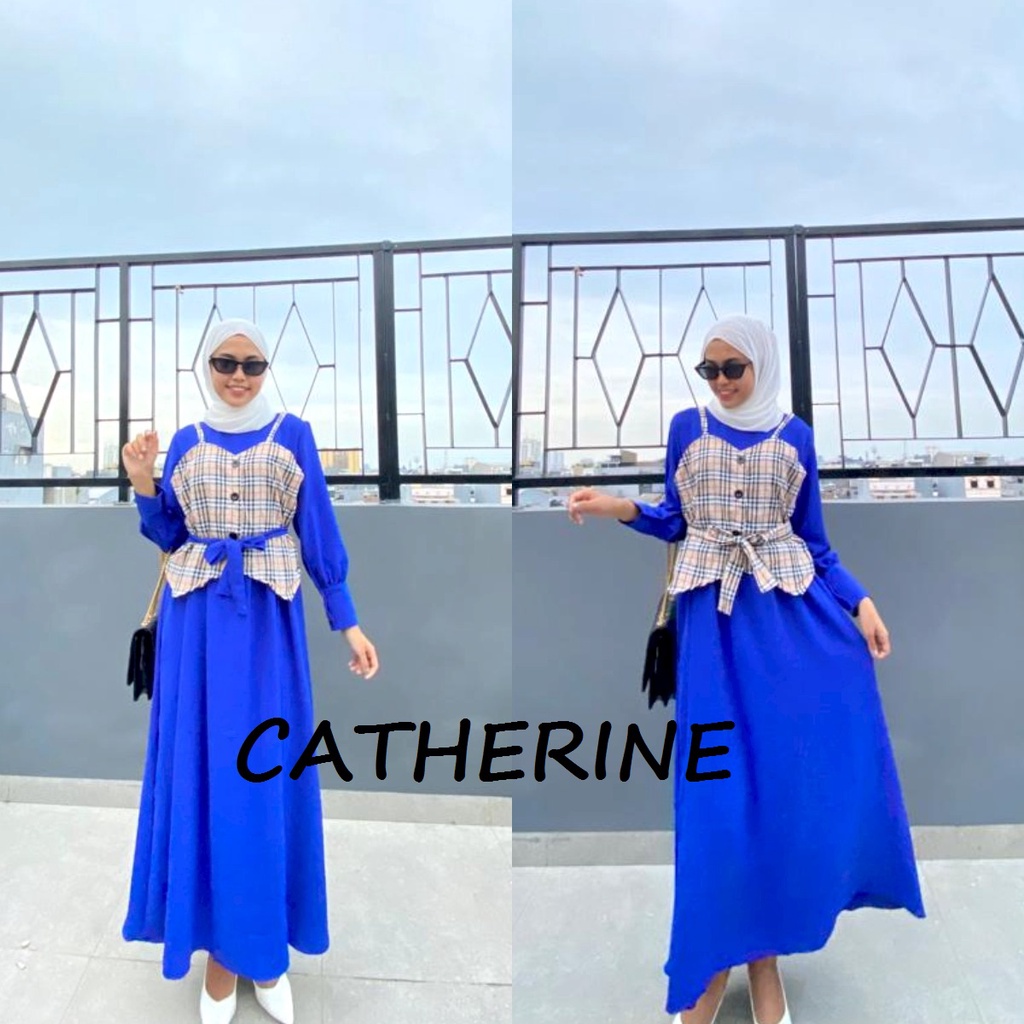 DRESS MAXI SALWA/PAKAIAN WANITA MUSLIM/GAMIS WANITA