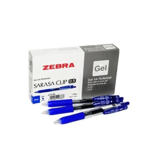 

BISA COD PULPEN / PEN GEL ZEBRA SARASA CLIP 0.5 / 0,7 (12pcs)