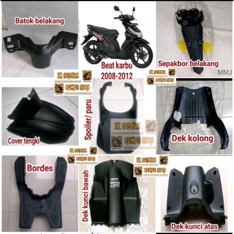 cover bodi / body kasar kulit jeruk honda beat karbu lama full set / ecer non original