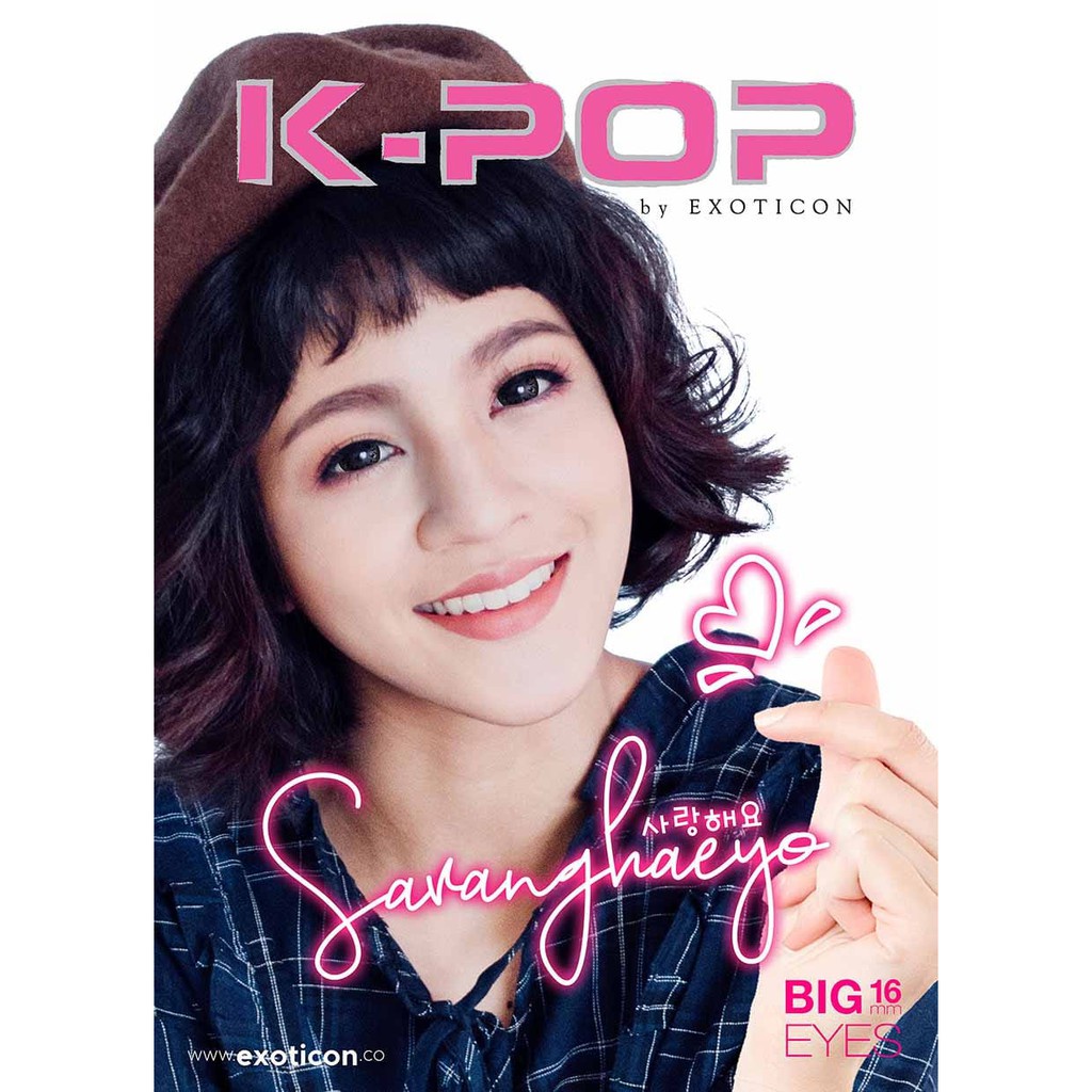 SOFTLENS MINUS DAN NORMAL X2 KPOP BLACK BIG EYES 16MM (0.00 sd -10.00) GRATIS TEMPAT SOFLEN