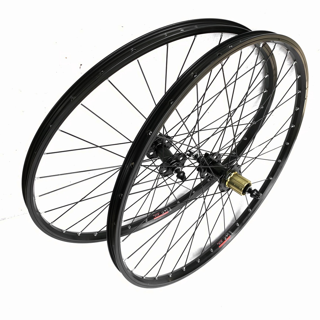 Wheelset 26 Inch Sepeda MTB Federal Etrto 559 Rims Araya TM620 HFH Hub Freehub Raze Jangkrik Lubang 